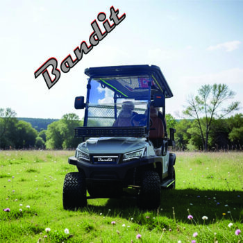 GOLF CART BANDIT G4 4SEAT ELECTRIC 6.3KW AC MOTOR 72V 105 AH LITHIUM IRON PHOSPHATE