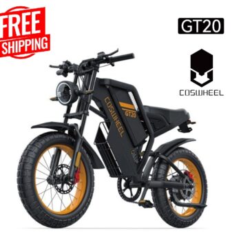 E BIKE COSWEEL GT20 1000W 48V 25Ah BATTERY WITH 20" FAT TIRES