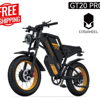 E BIKE COSWEEL GT20 PRO 1000W+1000W 48V 25Ah+15Ah DUAL BATTERY WITH 20" FAT TIRE