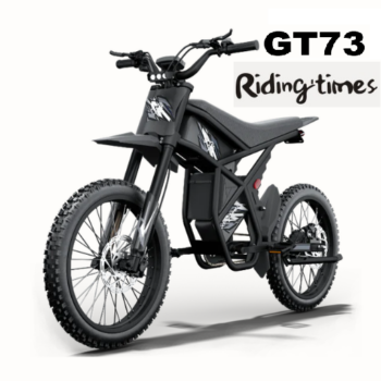 E BIKE RIDING TIMES GT73 Electric Motorbike 2400W 48V 36.4Ah 37MPH SPEED